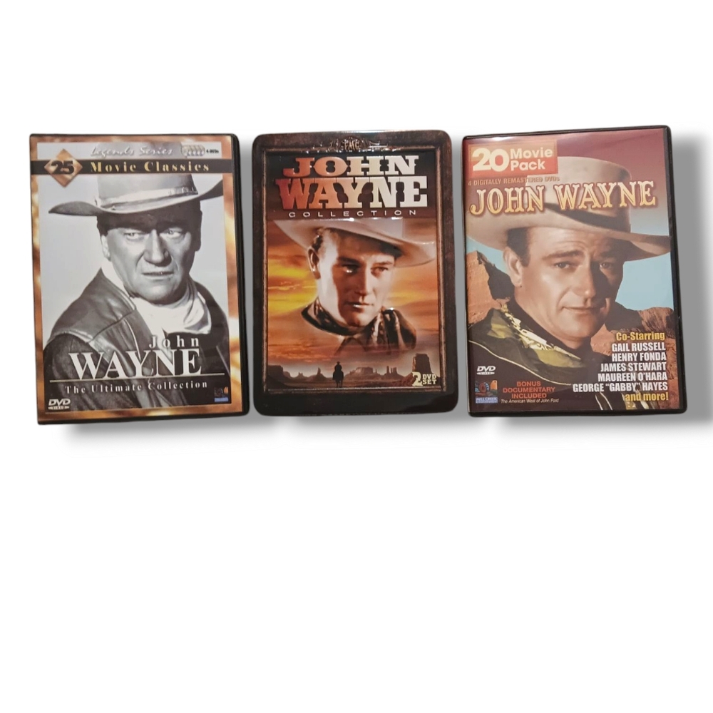 John Wayne DVD Movie Collection Lot